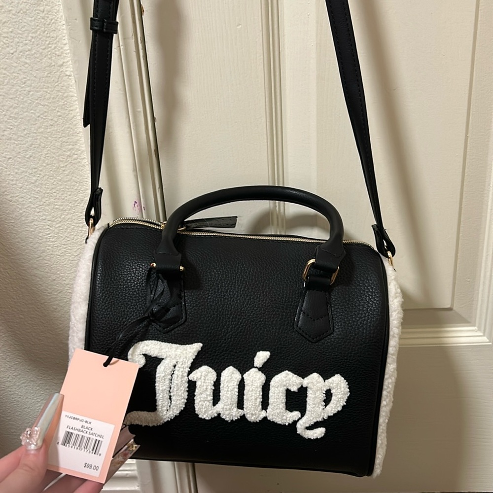 BNWT!!! Black Sherpa Flashback Satchel!!!